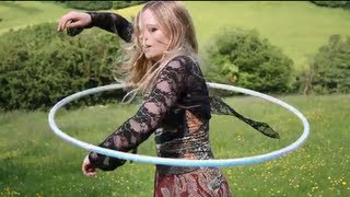 Hula hooping Beautiful hula hoop dancing tricks by Luna [upl. by Nylekoorb]