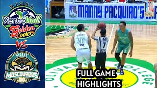 MPBL HIGHLIGHTS  NEGROS MUSCOVADOS VS RIZAL GOLDEN COOLERS  JULY 8 2024 mpbl [upl. by Adnilrev]