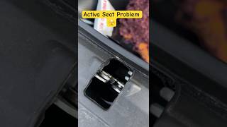 Honda Activa कि Seat में ये Problem आएगी 😨 shortsfeed activa125 [upl. by Ahsiemaj875]