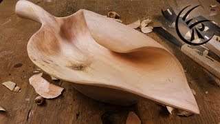 Woodcarving quotFruit Bowlquot ►► Timelapse [upl. by Annamaria295]