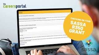 Sassa Status Check How To Check Your SASSA R350 Grant Status Check Online  Careers Portal [upl. by Mendie129]