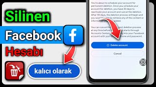 Facebook Hesabı Kalıcı Olarak Nasıl Silinir [upl. by Rheinlander895]