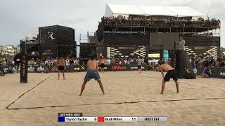 2023 AVP MBO TaCrabbSander vs BudingerEvans 819 [upl. by Dranal]