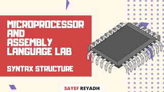 Assembly Language Tutorial Bangla EMU8086  2  Syntax Structure  বাংলা [upl. by Amedeo]