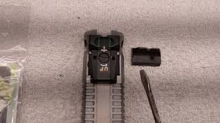 Shooting Ruger P95DC new rear sight problem with firing pin block and decocker by Froggy [upl. by Manoff133]