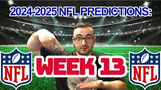 NFL Predictions Week 13  20242025 Season [upl. by Guzel]