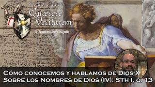 Sobre los Nombres de Dios IV STh I q 13  Quaerere Veritatem 59 [upl. by Aikkan]