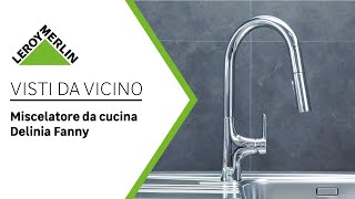 Visti da vicino miscelatore da cucina Fanny cromato DELINIA  Leroy Merlin [upl. by Bullion]