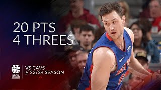 Danilo Gallinari 20 pts 4 threes vs Cavs 2324 season [upl. by Ilise]