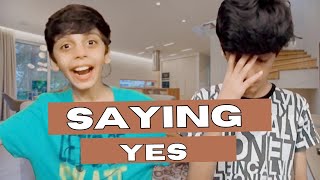 Saying yes for 24 hours  saying yes to my lil brother for 24 hours Hussain And Hassan Vlogs [upl. by Tilagram]