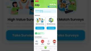 Make free money 3rd Zap surveys cash out 80 made so far [upl. by Idzik]