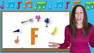 Phonics  The Letter F Official Video Signing for Babies ASL  Letter Sounds F  Patty Shukla [upl. by Antonin]