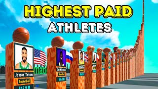 Top 50 HighestPaid Athletes in 2024 [upl. by Elleinaj]