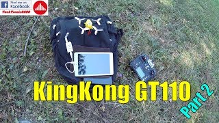 KingKong 110GT Mini Brushless FPV Racing Drone  Review  Part 2 [upl. by Jepum]