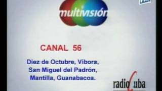 Multivisión  Nuevo Canal de Televisión en Cuba [upl. by Annenn]