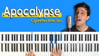 How To Play “Apocalypse” by CAS Piano TutorialChords for Singing [upl. by Gun312]