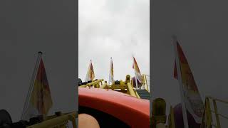 Boomerang Achterbahn im Freizeitland Geiselwind 🎢 shorts geiselwind boomerang achterbahn [upl. by Enileve]