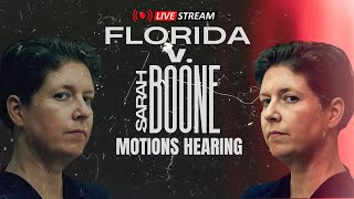 Sarah Boone Trial Motions Hearing LIVE [upl. by Meensat153]