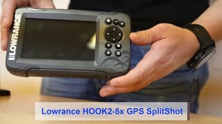 Lowrance HOOK25x GPS SplitShot  Обзор и распаковка эхолота [upl. by Barling]