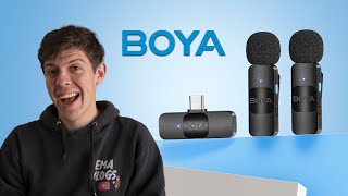 ✅ Los mejores MICRÓFONOS INALÁMBRICOS para SMARTPHONES  Unboxing y Review Boya BYV20 🎙️ [upl. by Beutner]