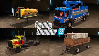 NEW MODS PREVIEW  22 Mods  IVECO CRANE  TLX X3  JOHN DEERE 6810  Farming Simulator 22 [upl. by Ynnep]