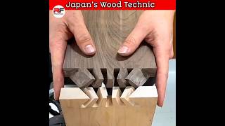 জাপান যেভাবে furniture বানায়  Japans Wood House Made By This Technic wood working art skill short [upl. by Corvese673]