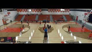 Williamstown JRSR H vs Ludlow High School Girls Varsity Volleyball [upl. by Ayama]