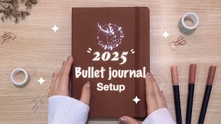 🪿my 2025 bullet journal setup [upl. by Ynnal]