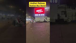 Andheri Station Bus Stand andheriwest railways [upl. by Nedyaj]