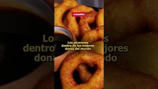 Los PICARONES dentro de las MEJORES DONAS del mundo shorts [upl. by Mukerji]