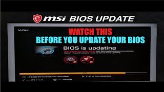 How To Update MSI Bios With Usb  MSI Bios Flash  MSI Z390 Bios Update  How To Update MSI Bios [upl. by Nievelt]