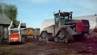 Quadtrac 9370 vs catepillar D6 9U [upl. by Nive]