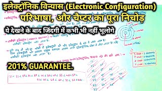 electronic configuration  electron binnas chemistry  इलेक्ट्रॉनिक विन्यास 1 से 40 तक [upl. by Omor296]