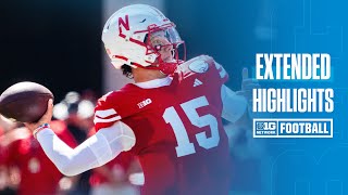 UTEP at Nebraska  Extended Highlights  Big Ten Football  08312024 [upl. by Thilde586]