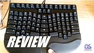 REVIEW Truly Ergonomic Model 227 Mechanical Keyboard 2016 [upl. by Anirbed]