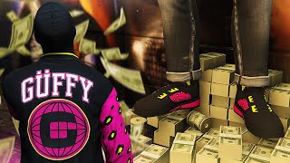 Hard Custom Stussy Jacket and Air Jordan 5s in GTA 5 Online [upl. by Dlawso]