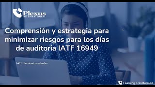 Webinar Días de Auditoria IATF 169492016 [upl. by Odraude]