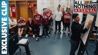 EXCLUSIVE CLIP Mikel Artetas Emotional Dressing Room Team Talk  All or Nothing Arsenal [upl. by Sirrad]