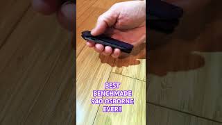 best spyderco benchmade 940 Osborne ever edc folding knife pocket blade joker [upl. by Atsirt]