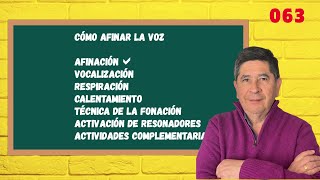 063 Aprenda a afinar su voz en 35 minutos Tutorial que le enseña a cantar afinadamente [upl. by Assiral]