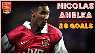 Nicolas ANELKA ► All 28 Goals  Arsenal ● 19971999 HQ [upl. by Solita]