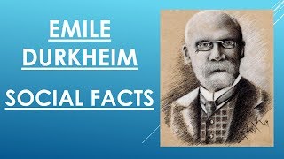 Sociology for UPSC  Durkheim  SOCIAL FACTS  Lecture 70 [upl. by Toolis791]