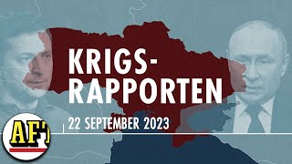 Krigsrapporten 22 september Kommer stödet från väst upphöra [upl. by Neehar]