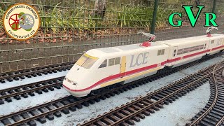 231 LGB LCE High Speed Train  Sat 2112024 GVR Garden Railway [upl. by Francine]