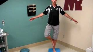 Ankle proprioception training [upl. by Notlrak147]