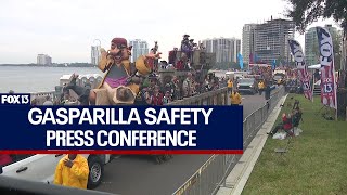 Gasparilla safety press conference [upl. by Ogg]