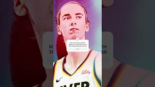 CAITLIN CLARK ROTY ROOKIE OF THE YEAR MVP INDIANA FEVER WNNA ACES caitlinclark wnba [upl. by Ellered]