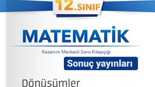 12SINIF DÖNÜŞÜM FASİKÜLÜ SORU ÇÖZÜMLERİ PART 3SONUÇ YAYINLARI [upl. by Bala]