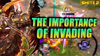 THE IMPORTANCE OF INVADING  PLAY BY PLAY JUNGLE GUIDE SMITE 2 THANATOS GAMEPLAY [upl. by Ryun]