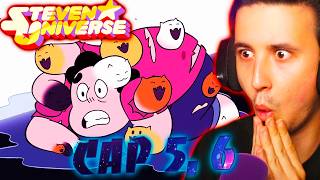 ESTO ES TURBIO STEVEN UNIVERSE CAP 5 6  REACCIÓN [upl. by Dianna]